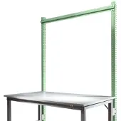 Manuflex Aufbauportal, Grundtisch SPEZIAL Arbeitstisch-/Werkbanksystem UNIVERSAL/PROFI, 1500 mm, resedagrün
