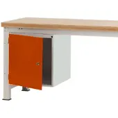 Manuflex Gehäuse-Unterbau, für Werkbank Profi Tiefe 700 mm, rotorange