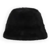 Studio AR by ARMA Damen Mützen Beau Faux Mink - Zwart - Größe S/M