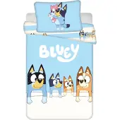 Jerry Fabrics Bluey Family Kinderbettwäsche 100x135cm