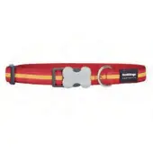 Red Dingo Style Spanish Flag Hundehalsband