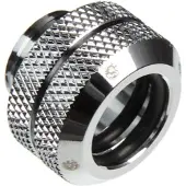 Bitspower Multi-Link Adapter Anschluss gerade G1/4 Zoll AG auf 12mm AD Hardtube - silber glänzend