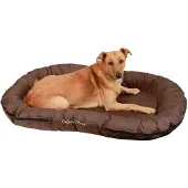 Kerbl Liegekissen Oxford Place braun, 120x85x17 cm