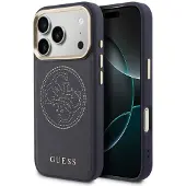 GUESS Etui Perforated 4G MagSafe do iPhone 17 Pro Max niebieski
