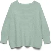 Vero Moda Strickpullover "VMNEW NORA 3/4 BOATNECK PULLOVER NOOS"