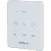HOFTRONIC™ LED Wanddimmer Kabellos Touchpanel 3 Kanal Weiß IP20