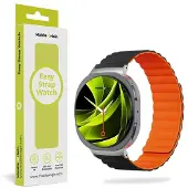 Mobile Origin Easy Strap Magnetic Galaxy Watch 8 Black/Orange