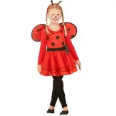 Buttinette Marienkäfer-Kleid "Pünktchen" für Kinder