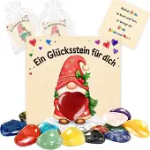 OCreon Glücksstene für Kinder – Set mit 16 Stück – Füllung für Adventskalender – Weihnachtsgeschenke