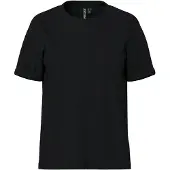Pieces Rundhalsshirt "PCRIA SS FOLD UP SOLID TEE NOOS BC"