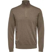 Selected Troyer "SLHBERG HALF ZIP CARDIGAN NOOS" Baumwolle, regular fit