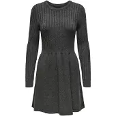 ONLY Strickkleid "ONLFIA LS CABLE DRESS KNT" Viskosemischung, regular fit