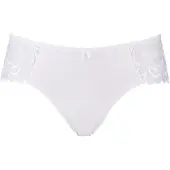 Triumph Tai-Slip "Modern Finesse", Damen, Gr. 44, weiß, Microtouch, Obermaterial: 81% Polyamid, 19% Elasthan, unifarben, figurbetont, Unterhosen Tai-Slip, zarte Spitze, glatter Jersey, flache Kanten