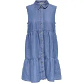 ONLY Jeanskleid Bea 15344263 Blau Regular Fit