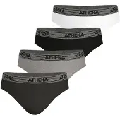 Athena Slips BASIC COTON Pack de 4 herren