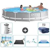 Intex Prism Frame Pool Rund - 366x76 cm - 7-teilig S20528