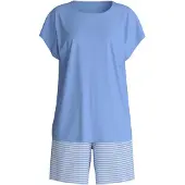 Calida Shorty "Lovely Nights" 2 tlg. Rundhalsausschnitt, Baumwolle, kurzärmelig