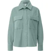 QS Bluse Cord-Overshirt mit Brusttaschen