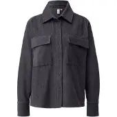 QS Bluse Cord-Overshirt mit Brusttaschen