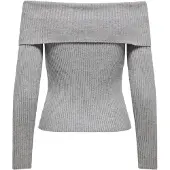 ONLY Strickpullover "ONLKATIA LIFE LS OFF SHOULDER KNT NOOS" Viskosemischung, regular fit