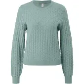 s.Oliver -qs Pullover Blue Green Größe: L | Pullover Outlet | Damen | Blau