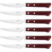 Tramontina Steak- oder Pizzamesserset Spaanse Stijl Rot (6er Set)