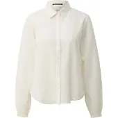 s.Oliver -qs Blouses Offwhite Größe: 42 | Longsleeves Outlet | Damen | Weiß