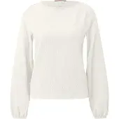QS -qs T-shirts Offwhite Größe: XL | Longsleeves Outlet | Damen | Weiß
