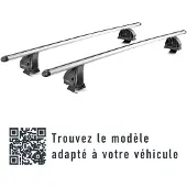 Green Valley Aluminium roof bar complete with premounted feet EASY ONE EV
