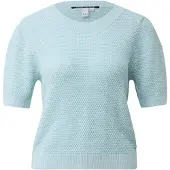 QS -qs Pullover Shortsleeve Blue Größe: XXL | Strickpullover Outlet | Damen | Blau