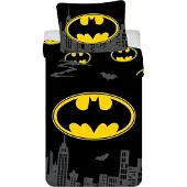Jerry Fabrics Leinen inklusive Batman Das Emblem 140x200, 70x90 cm