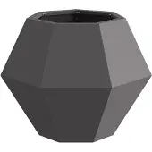 vidaXL Pflanzkübel Schwarz 50 x 50 x 40 cm Stahl