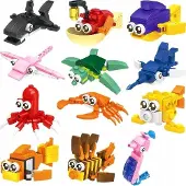 Pan i Pani Gadzet 12 Mini Meeres-Tiere Bauspielzeug Adventskalender