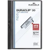 Durable Duraclip 30, A4, Schwarz, 30 Blätter, 5 Stück(e)