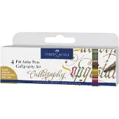 Faber-Castell - India ink Pitt Artist Pen C colours (4 pcs) (167505)