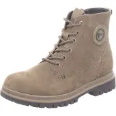 Tamaris Damen Schnürboots Grün Rauleder Größe: 36
