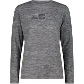 CMP Woman T-shirt nero mel. (U973) 38
