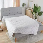 TRAUMSCHLAF Baumwolle Ganzjahresdecke medium, Füllung: 100% Baumwolle 160x240 cm
