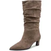 Tamaris Da.-Stiefel Leder Taupe