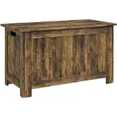 HOMCOM Truhe, Aufbewahrungsbox, Auflagenbox mit Griff, Gerätetruhe mit Deckel