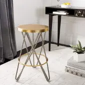 Safavieh Modern Bar & Counter Stool, in Beige and Gold