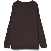 Vero Moda Crew Lefile Pullover Mit V-ausschnitt