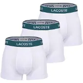 Lacoste Boxershorts 5H1300 Herren White / Green (3er-Set)-S