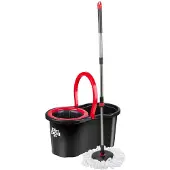 Dirt Devil 2tlg. Wischmopp-Set in Schwarz/ Rot - onesize