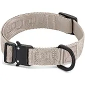 MiaCara - Modena Hundehalsband, greige, M / ML