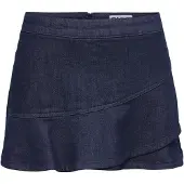 ONLY Onlranja Reg Frill Dnm Skort Gua