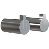 Frost - Nova 2 Wandhaken, edelstahl poliert, Ø 16 x T 27 mm