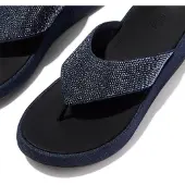 FitFlop Damen F-Mode Zehentrenner Denim und Hotfix Dark Denim-Schuhgröße 41