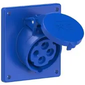Pce 414-9ttf9 CEE-Anbausteckdose schräg (92x100mm) 16A 4p 9h IP44/IP54 TT 4149ttf9