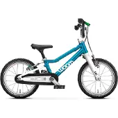 Woom GO 2, Stadtrad, Kinder, Unisex, Senkrecht, Aluminium, Schwarz, Türkis, Weiß